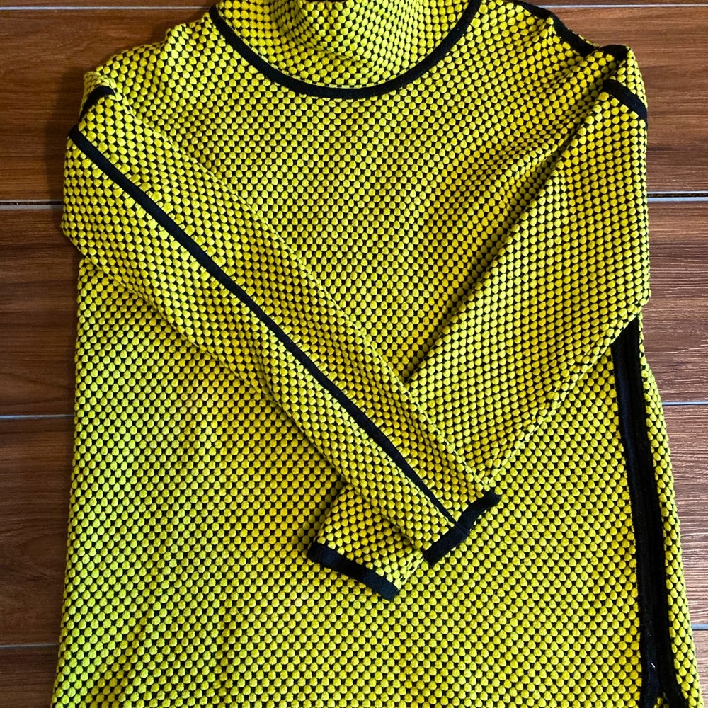 Lime Green & Black pullover